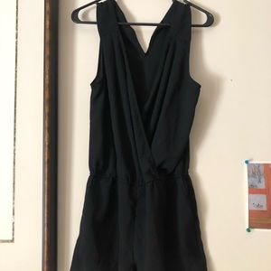 BCBG Black Romper